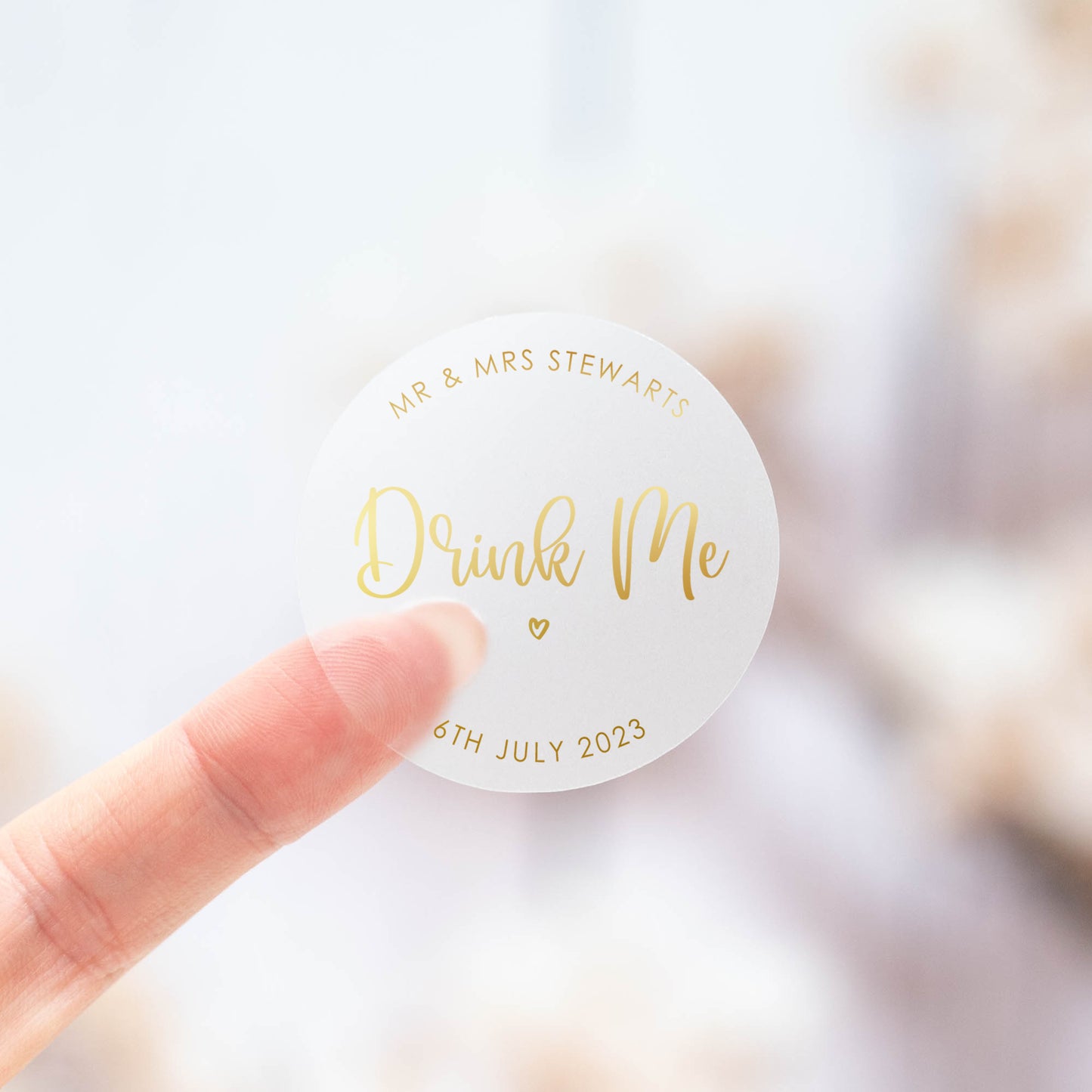 'Drink Me' Stickers