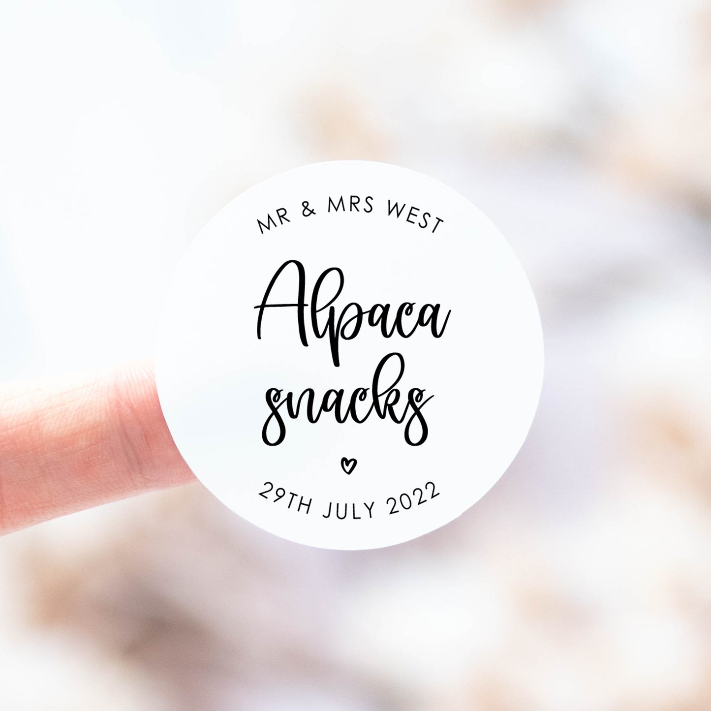 'Alpaca Snacks' Stickers