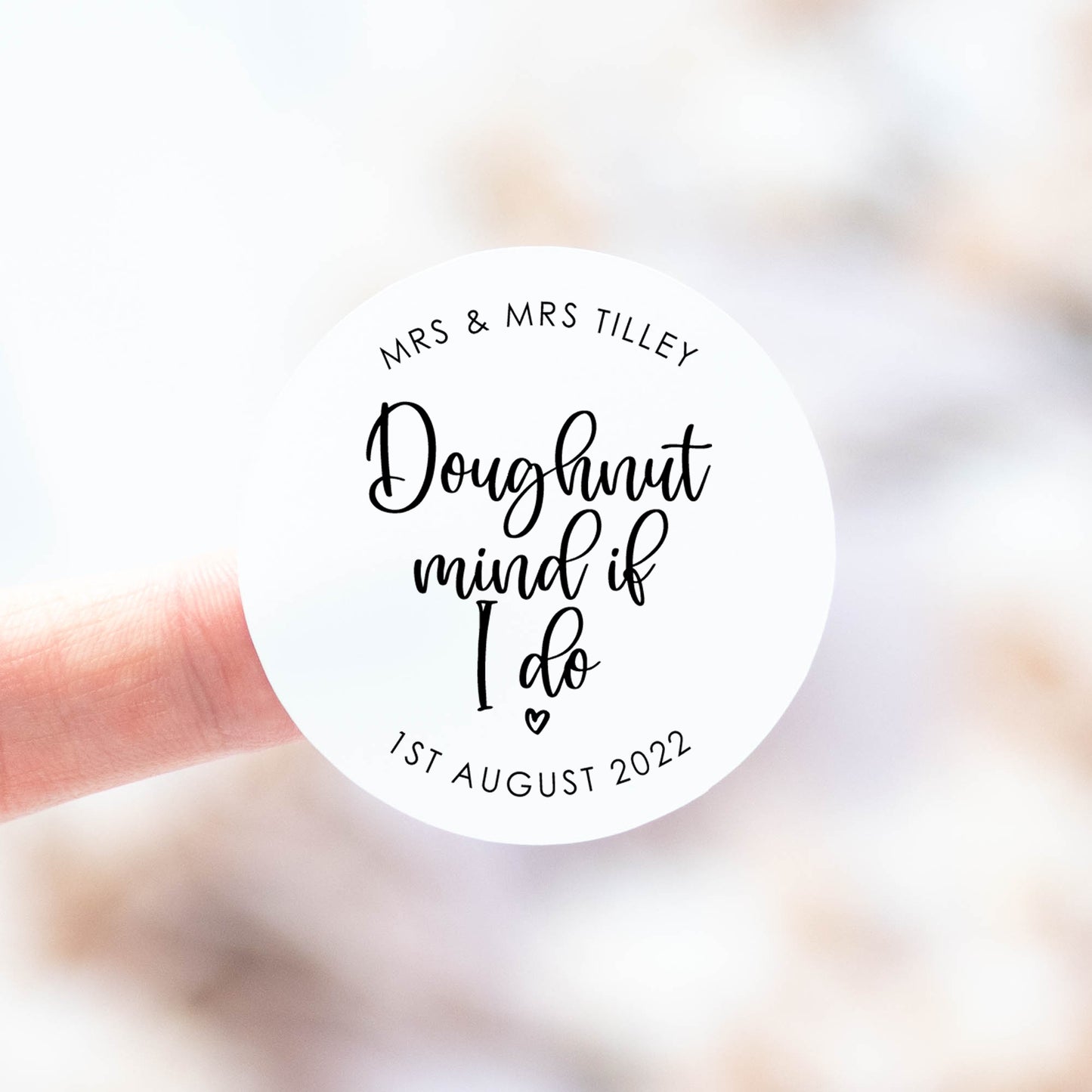 'Doughnut Mind If I Do' Stickers