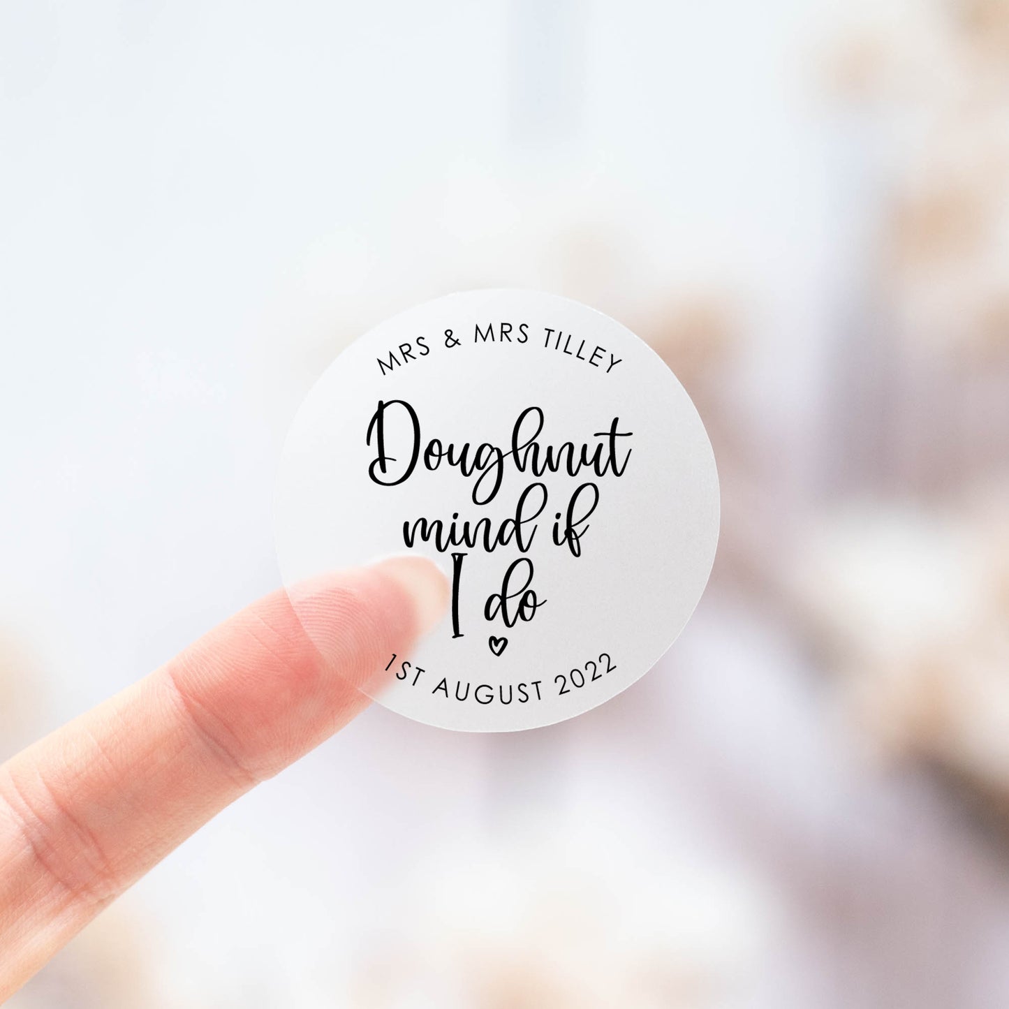 'Doughnut Mind If I Do' Stickers