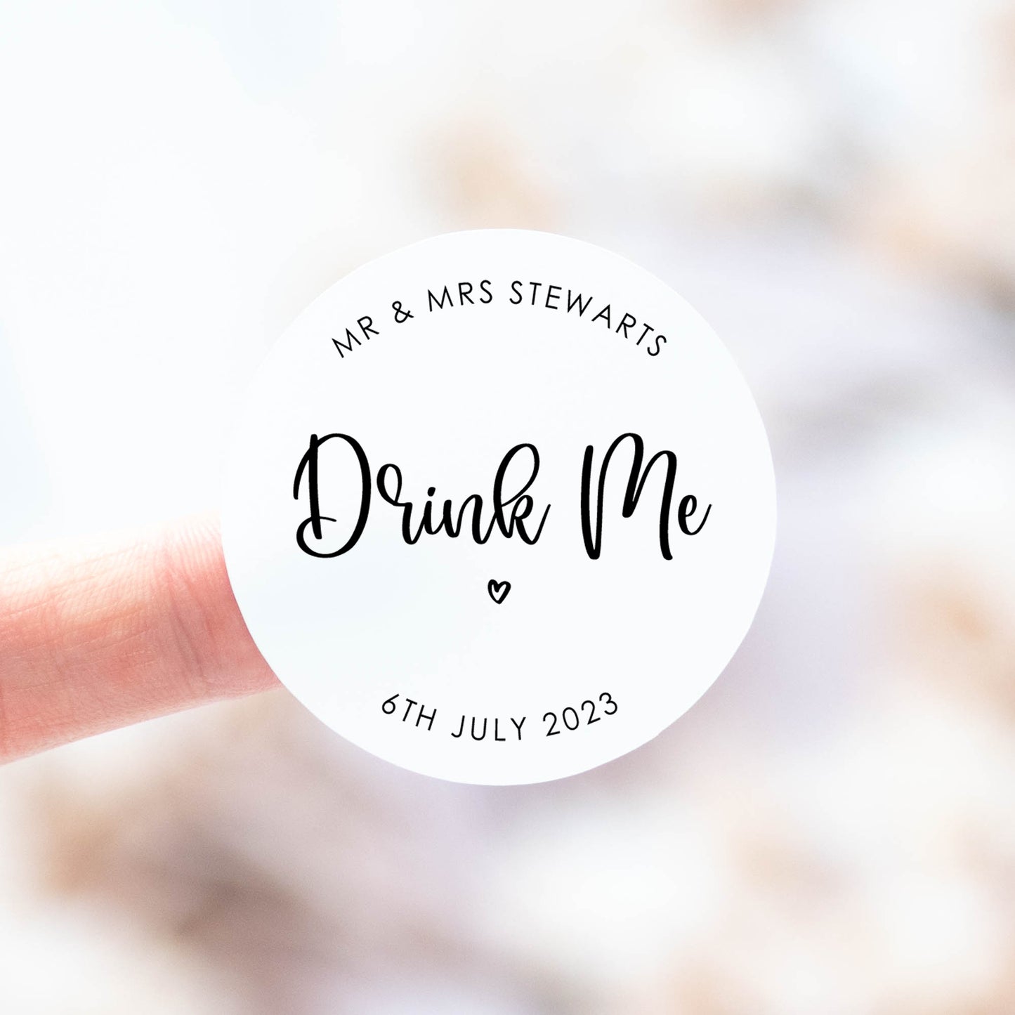 'Drink Me' Stickers