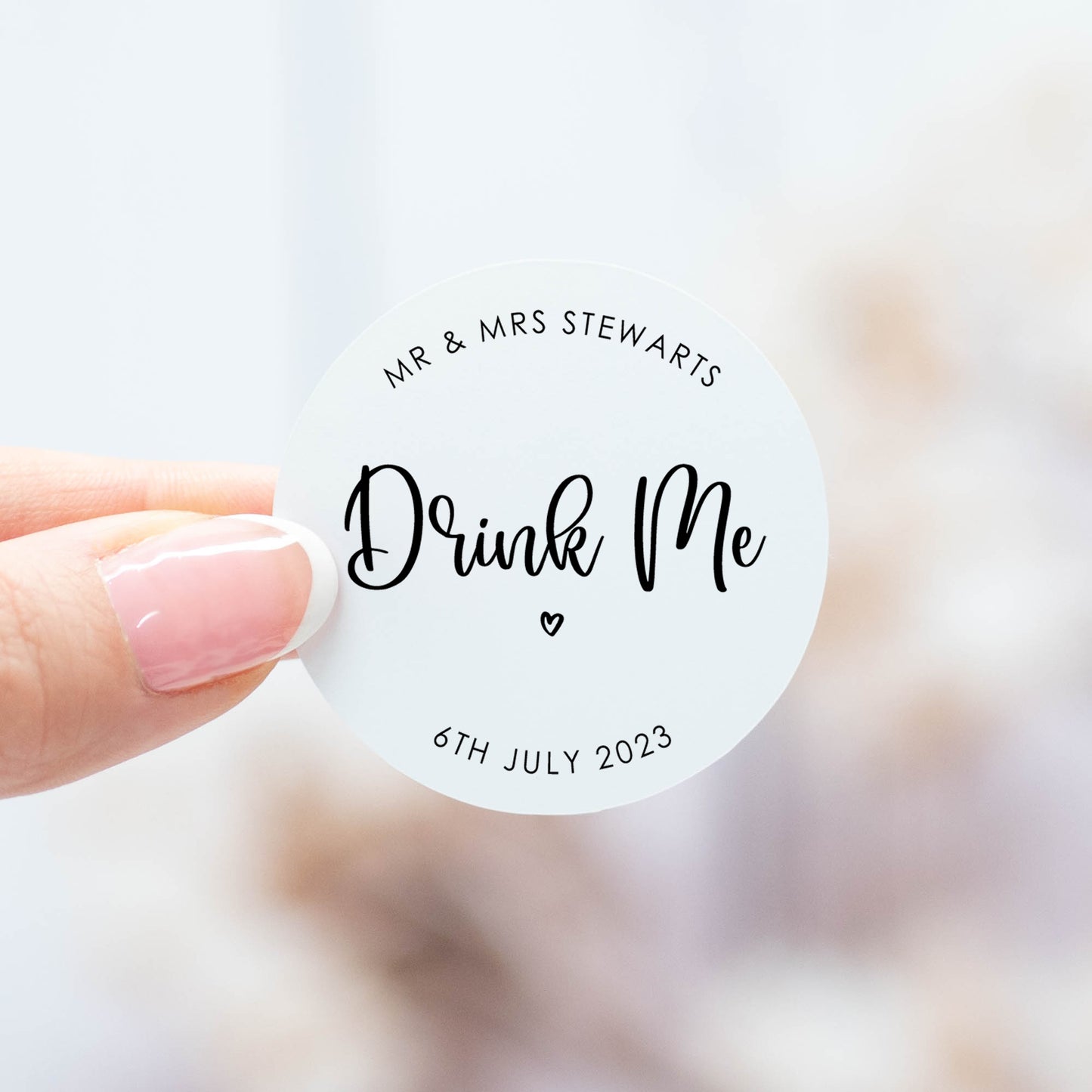 'Drink Me' Stickers