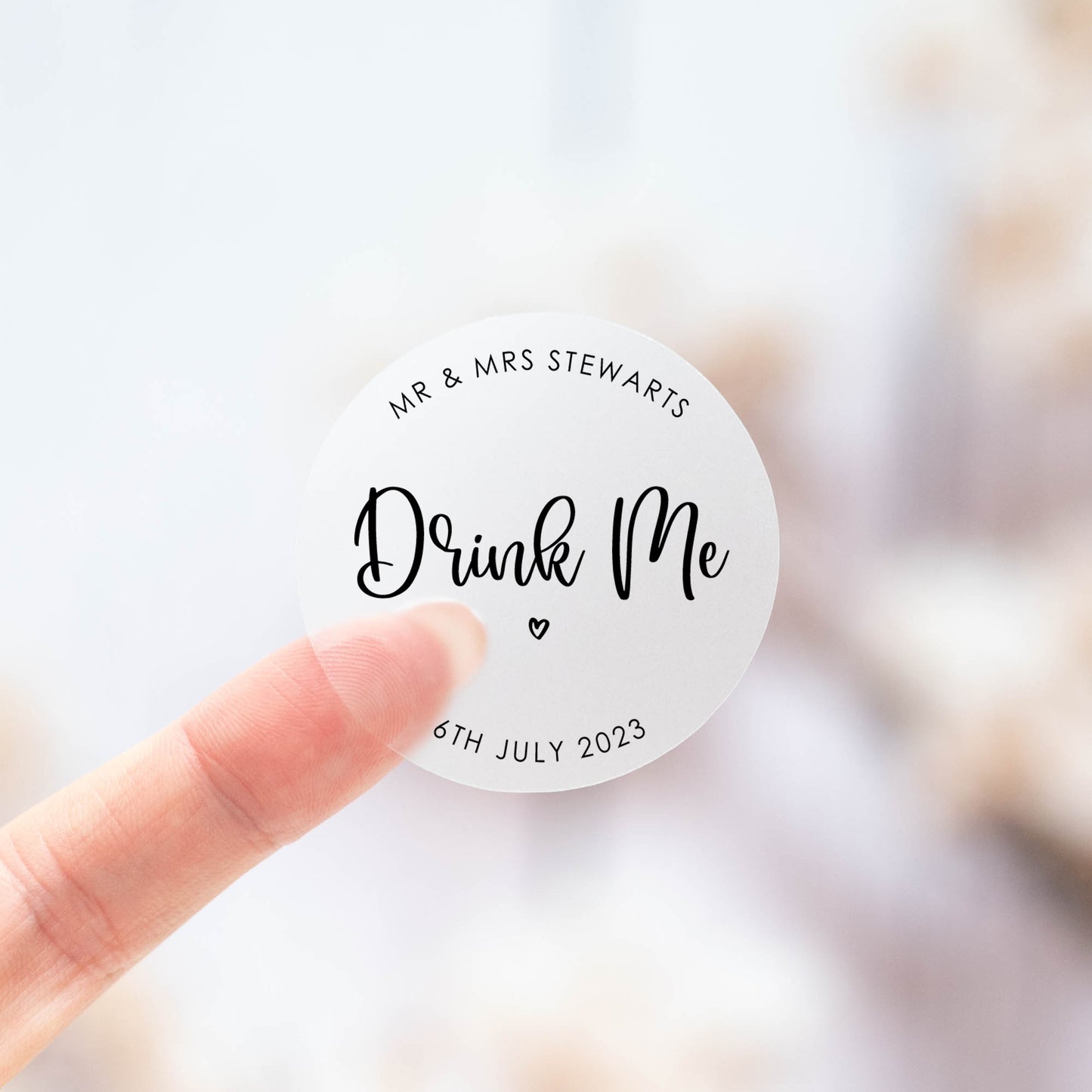 'Drink Me' Stickers