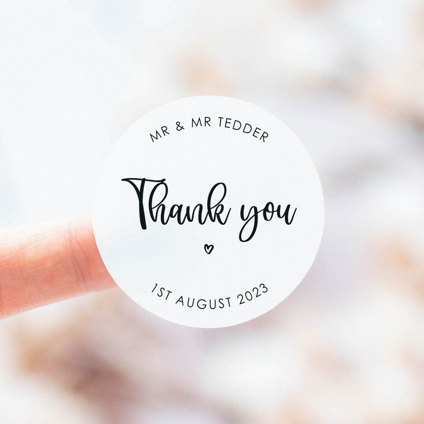 'Thank You' Stickers