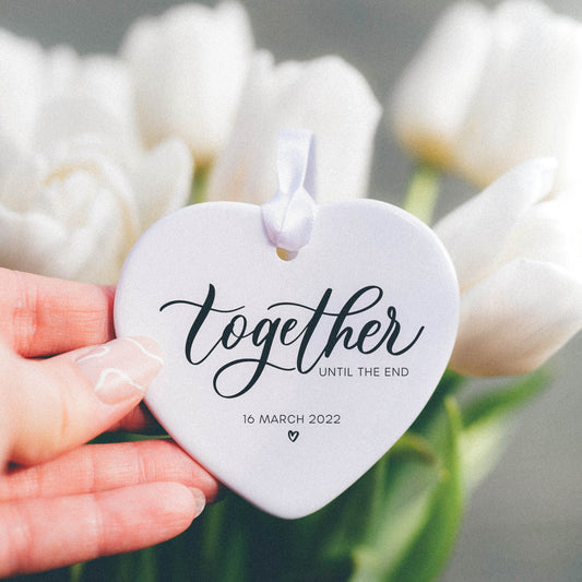 'Together Until The End' - Ceramic Ornament