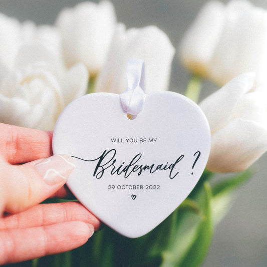 'Will You Be My Bridesmaid?' - Ceramic Ornament