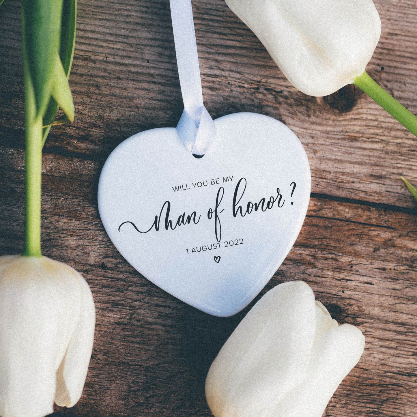 'Will You Be My Maid of Honor?' - Ceramic Ornament