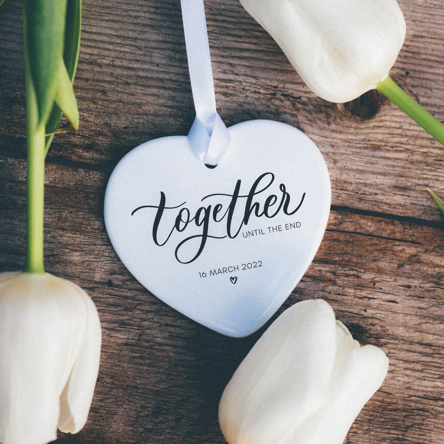 'Together Until The End' - Ceramic Ornament