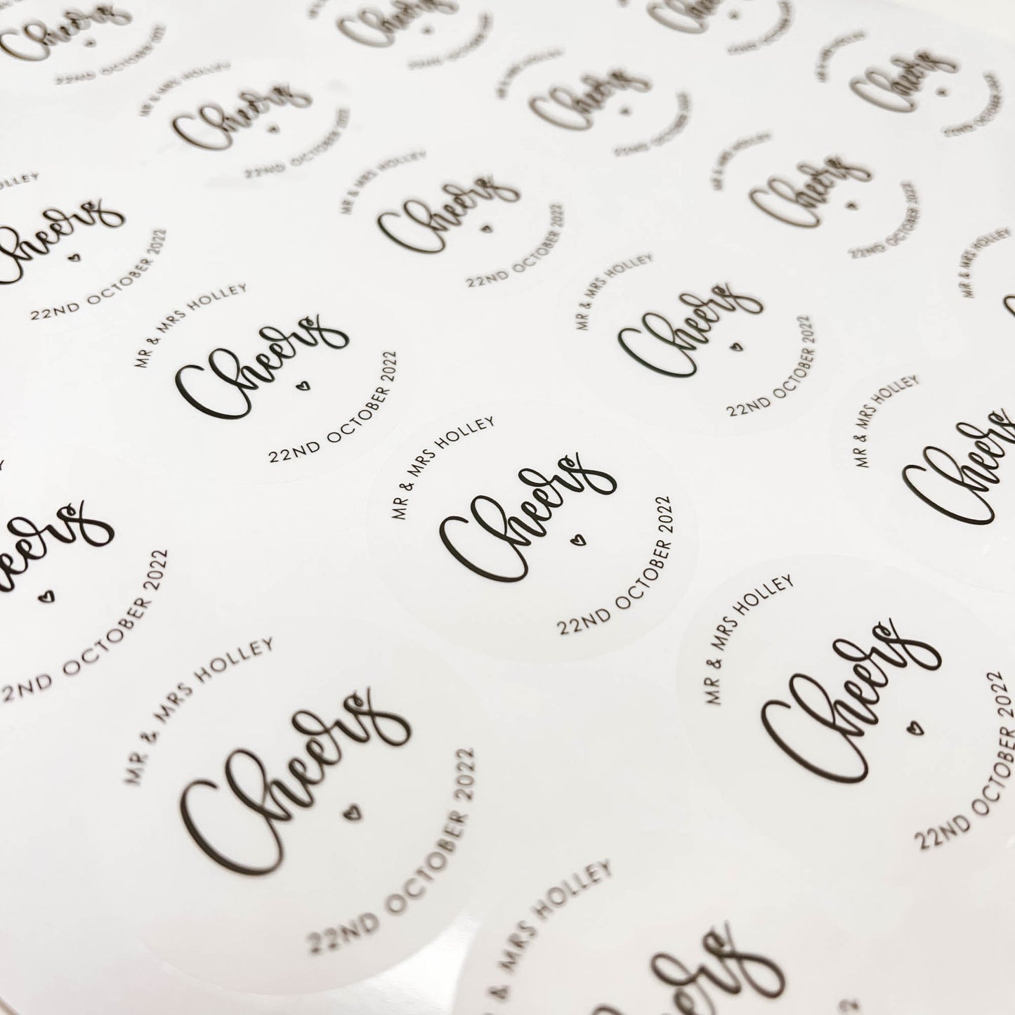 'Cheers' Stickers