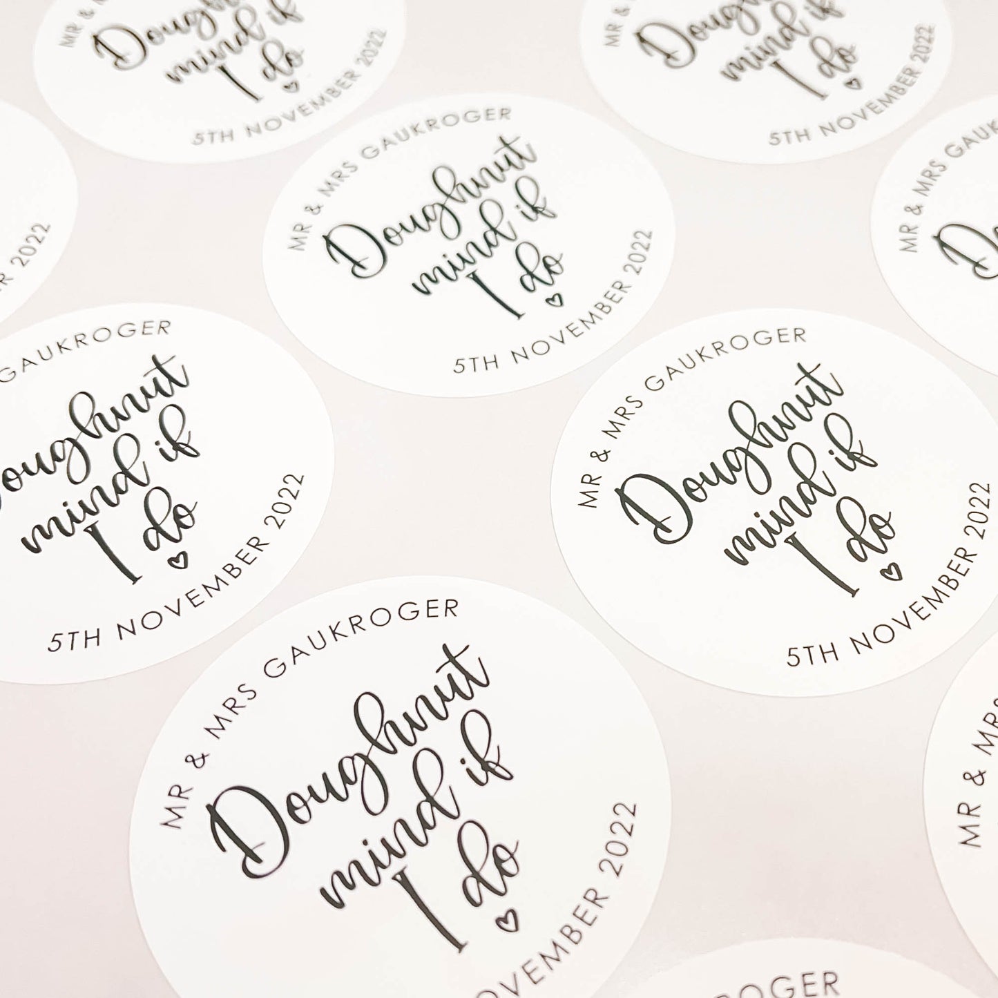 'Doughnut Mind If I Do' Stickers