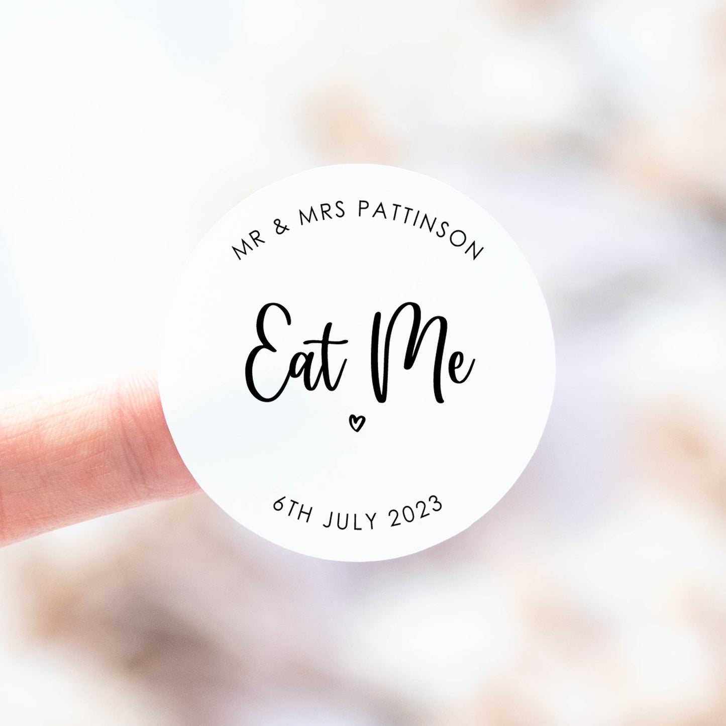 'Eat Me' Stickers