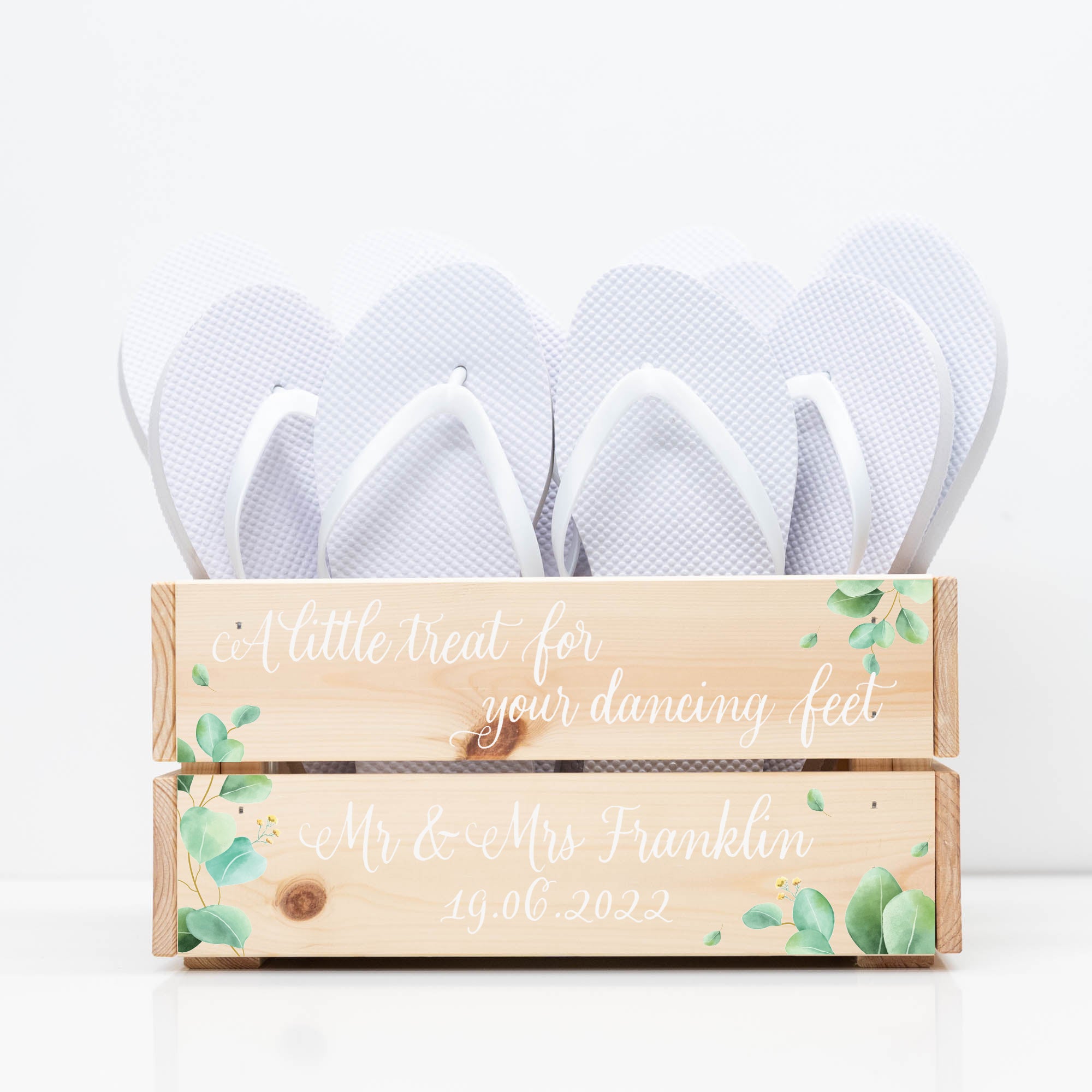 Wedding flip best sale flop box