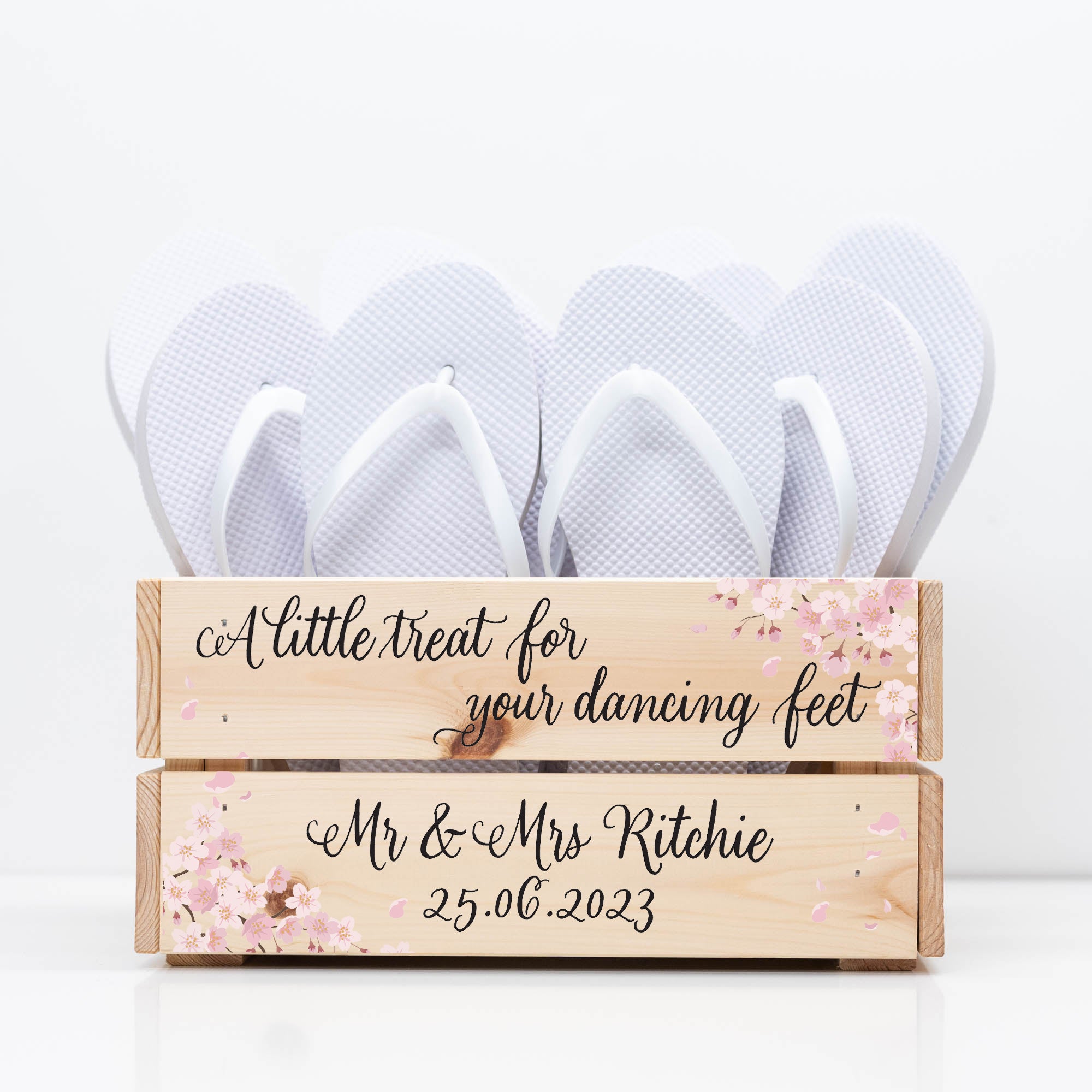 Flip flop box cheap wedding