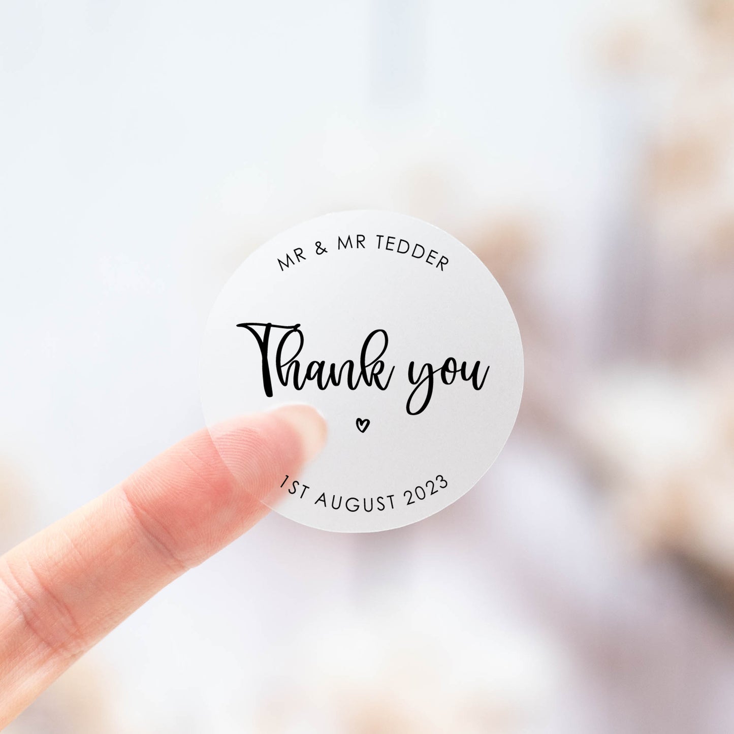 'Thank You' Stickers