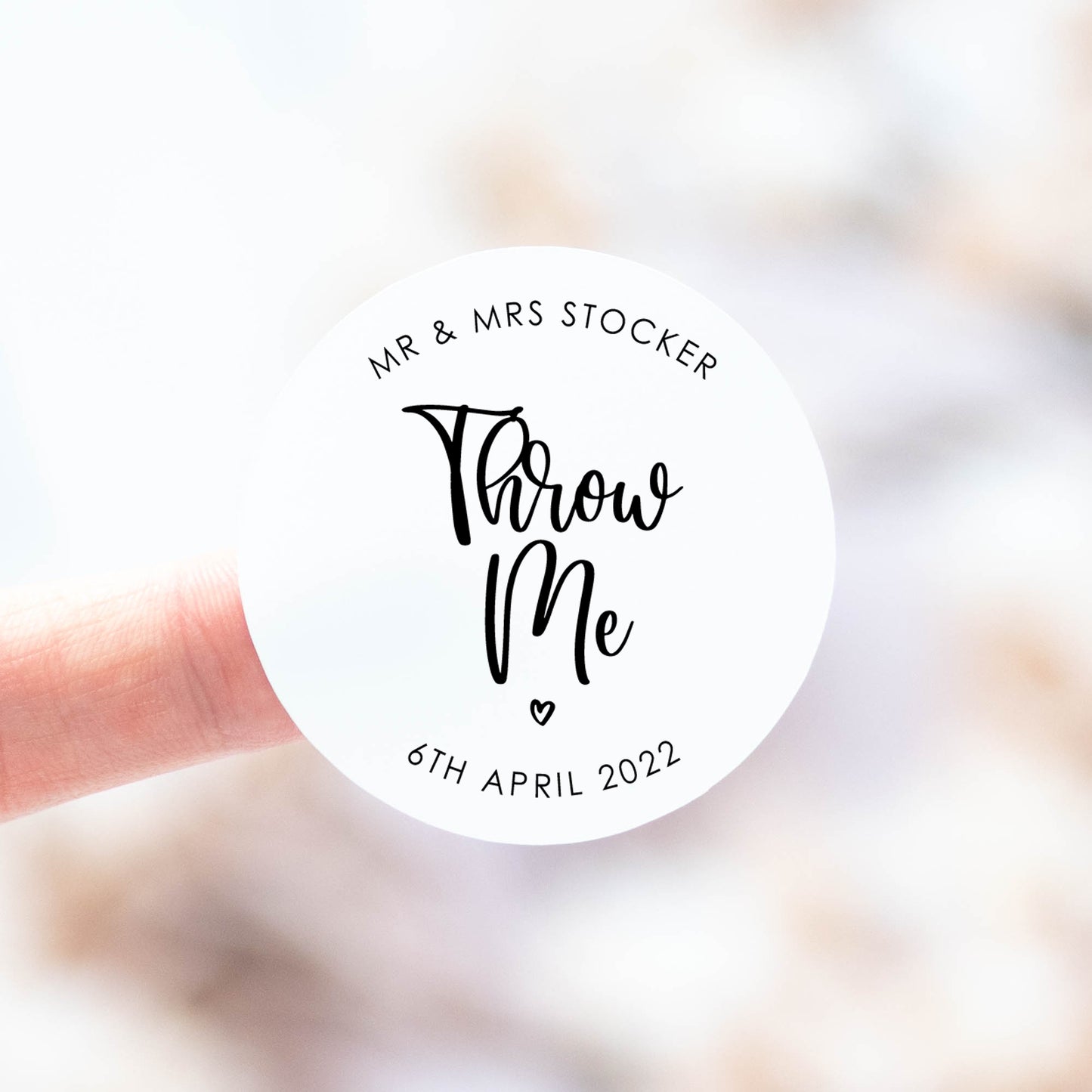 'Throw Me' Stickers